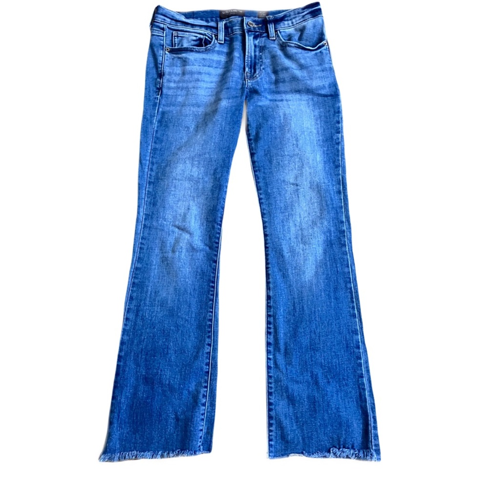 Lucky Brand Sweet Boot Jeans, Sz. 6/28, Raw Edge Hem, 5 Pocket Style